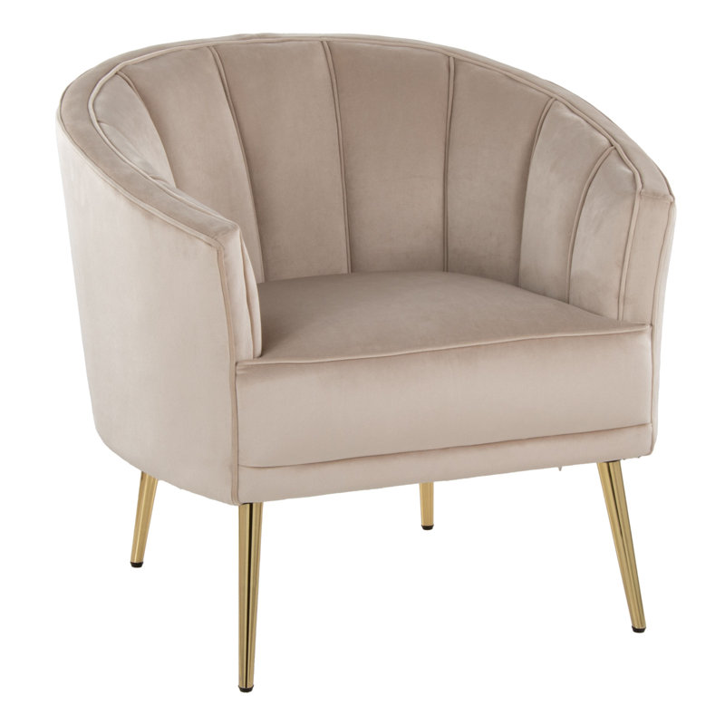 Chaise d'appoint Tania Wondon, Champagne