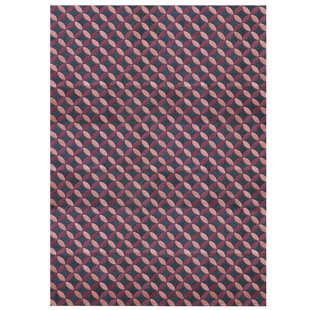 Tapis rose tissé à la machine Aladdin