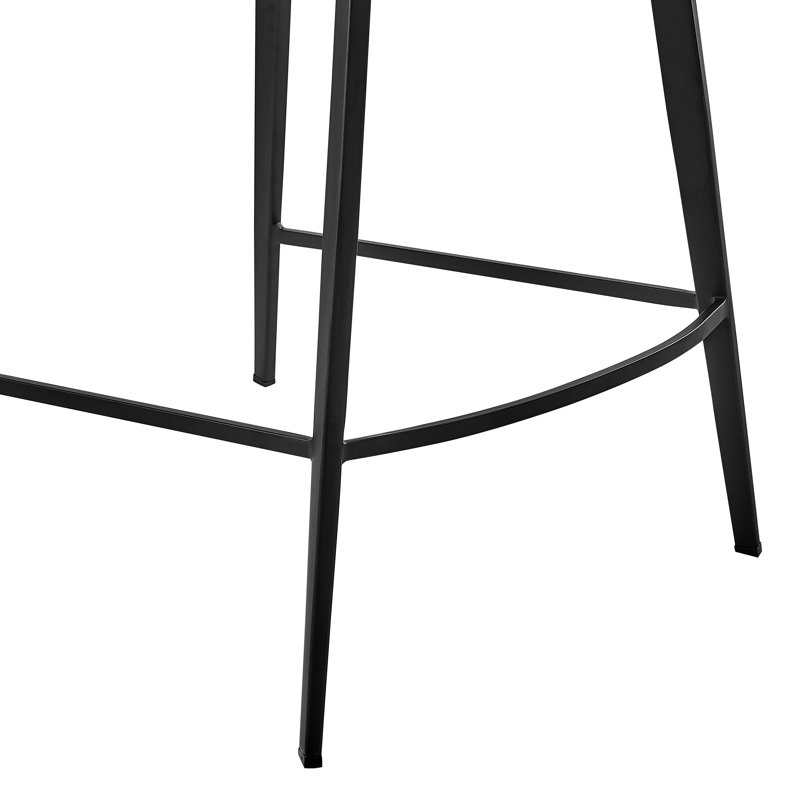Tabouret de bar et de comptoir Granger, Brun, Tabouret de comptoir (siège d'une hauteur de 26 p