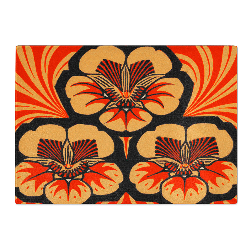 East Indian Cherry Flowers by Julie De Graag Chopping Board, 28.5cm W x 39cm L