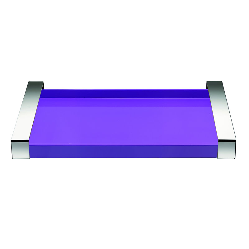 Quattro Tray, 2.36" H x 19.69" L x 12.6" W, Purple