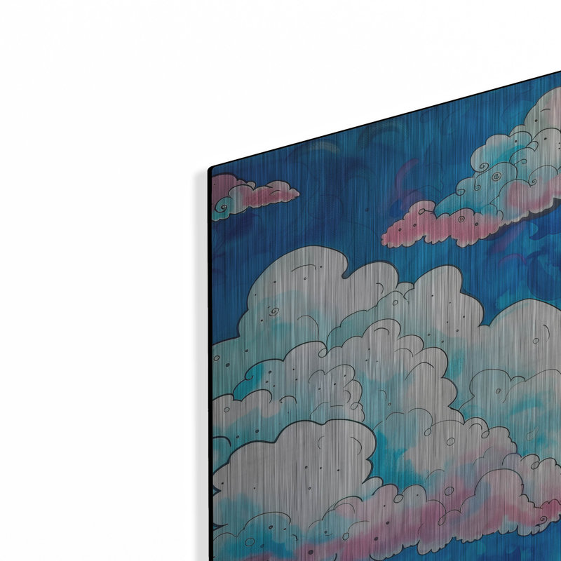  «Cloud Flying» par Doron David, art mural en métal, 36 po x 24 po, H 24 po x l 36 po