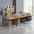 Rectangle 6 Person Office Cubicle Desk-126182637