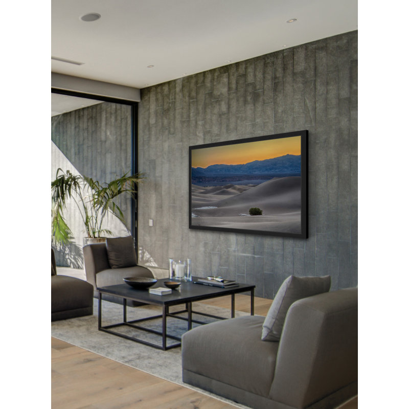 Rolling Sand Hills 1 Piece Wall Art, 61cm H x 91cm W x 3.81cm D, No Matte, Black Framed