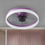 Ventilateur de plafond fermé à profil bas avec lumière 19,7 pouces Fydry-398456504-388880136