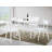 Contemporary White Round Dining Table
