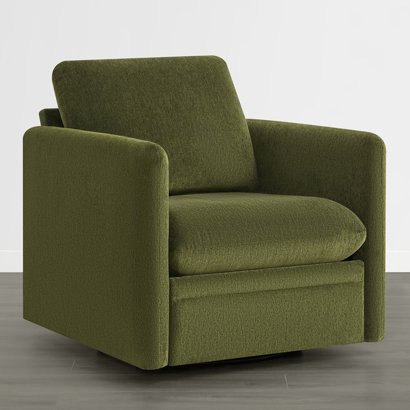 360° Swivel Accent Chair For Living Room, Green