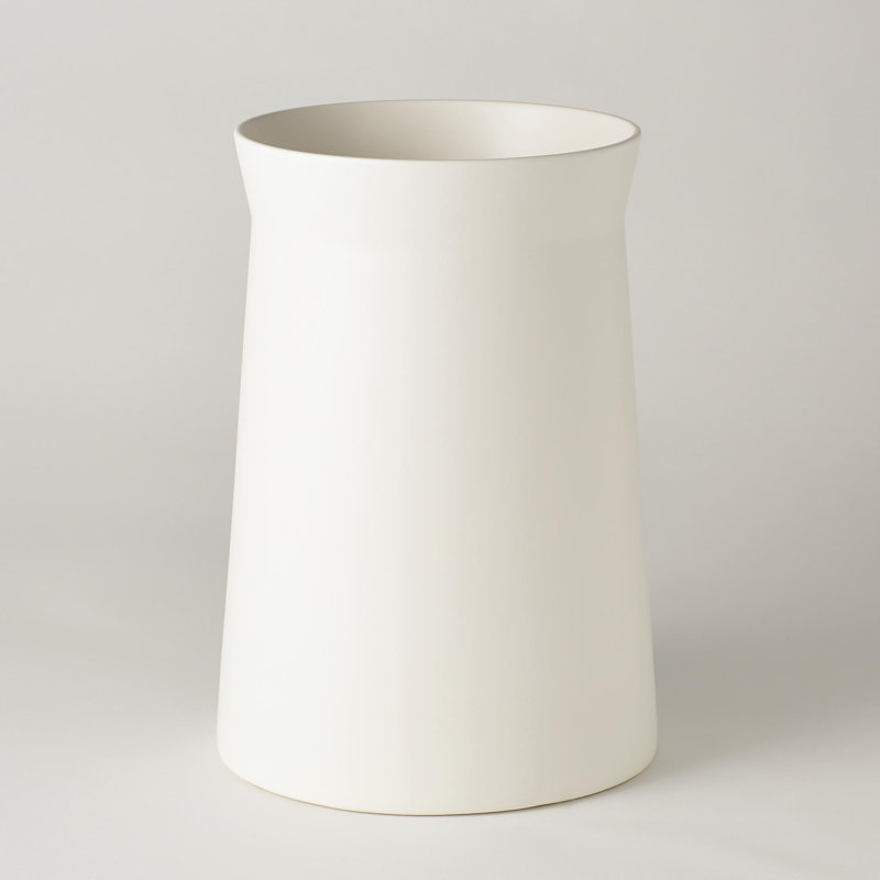 Handmade Ceramic Table Vase, 12" H x 8.5" W x 8.5" D, Moon