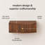 Tablettes murales en bois massif Emblyn