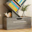 Bibliothèque sur pied en bois avec bibliothèque H 55,1 "