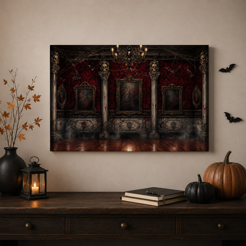 Haunted Gothic Room, 12"H x 18"W