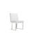     Pangea Home Dexter Modern Upholstered Faux/Vegan Leather Dining Side Chair (Set of 2) – Upholstered Dining Chairs with Steel Legs, Contemporary Kitchen & Dining Room Seating - White with Silver Legs-266883486-266884704
