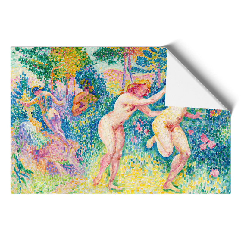 The Nymphs by Henri-Edmond Cross - No Frame Painting, 21cm H x 30cm W x 0.1cm D