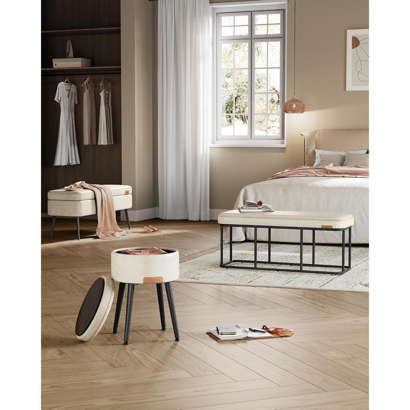 Collection - Storage Bench For Entryway, Ottoman Be...