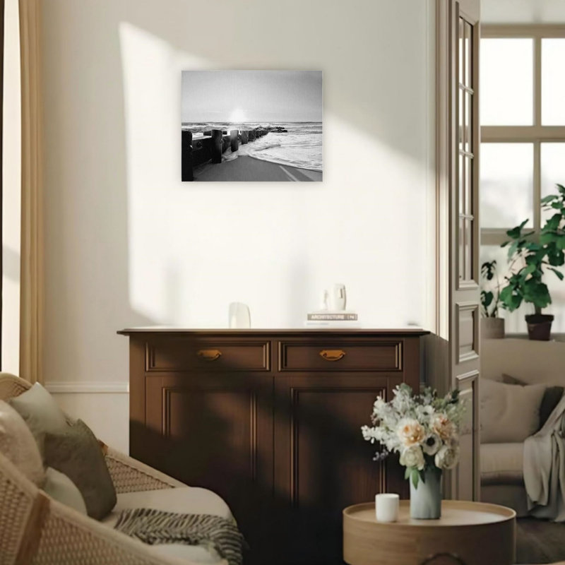 Art mural 24 "x 18" Shifting Shore