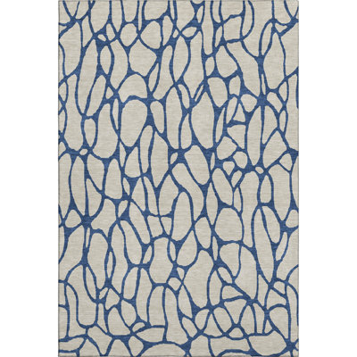 Premium Machine Washable Guada AMF1023 Geometric Rug