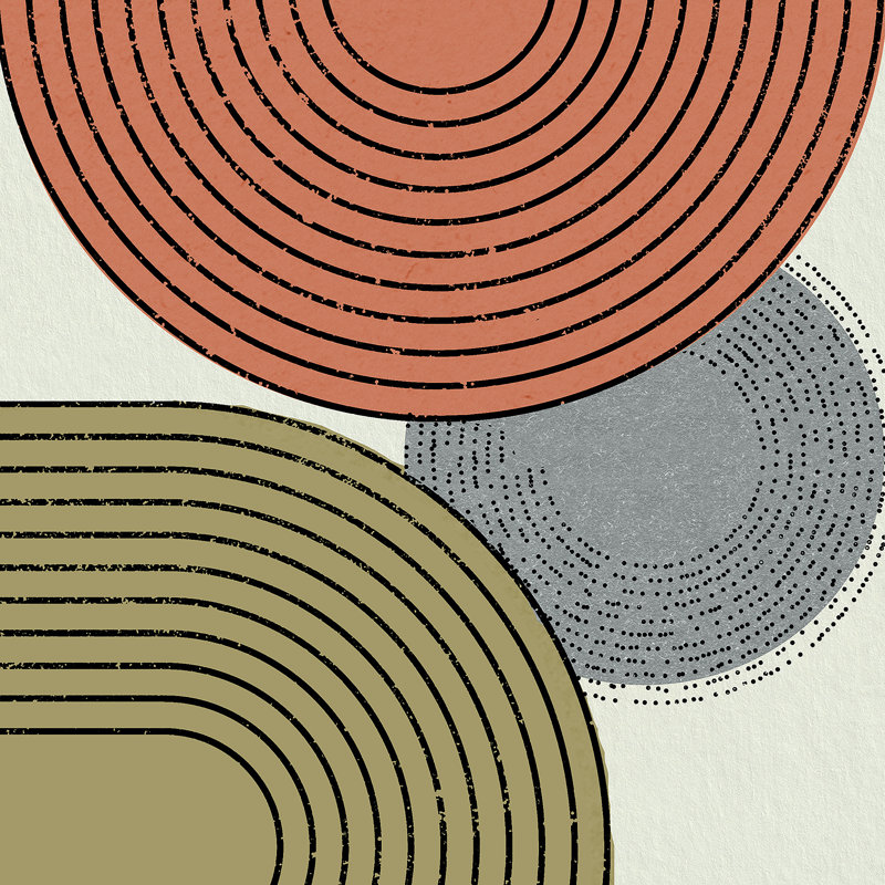 " Retro Minimalist ", 30" H x 30" W