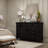 Elegant 12-Drawer Dresser - 55.1" W X 35.4" H X 15.7" D - Modern Wooden Storage Chest With Ample Capacity And Sturdy Legs-1772445174