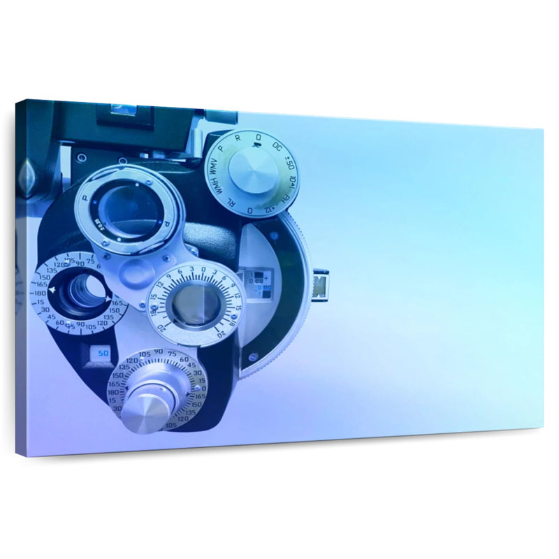 Alcaraz mauve bleu Phoropter, H 24 po x l 36 po