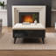 Table basse carrée en rotin avec rangement-98727762