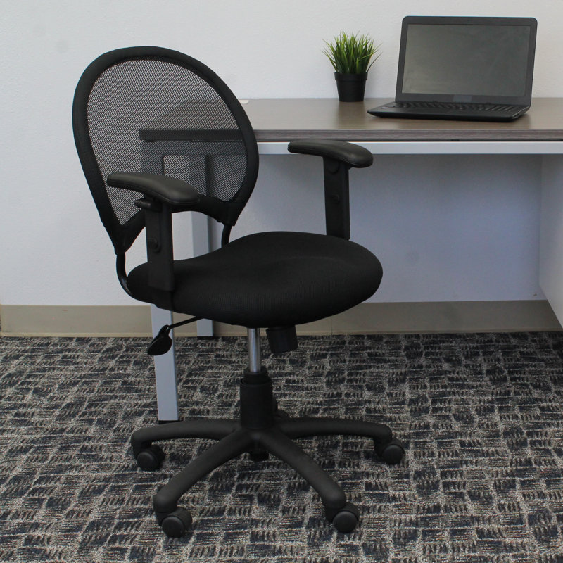 Chaise de travail ergonomique en maillage, Accoudoirs réglables