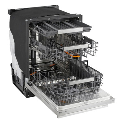 Lg Top Control Smart Dishwasher With Dynamic Dry In Print Proof Stainless Steel