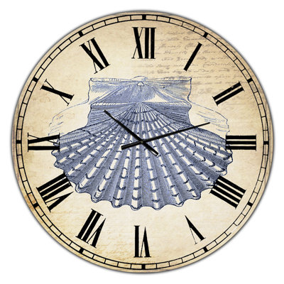 Horloge murale surdimensionnée nautique et côtière Blue Sea 3