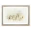 Seagulls upon the Beach in Abstract - Picture Frame Graphic Art Print-55762143-55762144
