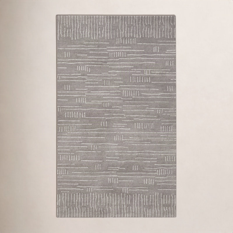 Tifton Hand Tufted Wool Zen Rug, Rectangle 2' x 3'