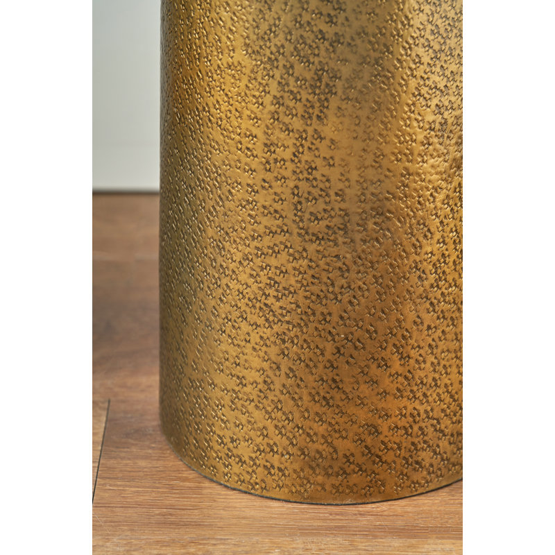 Metal Hurricane, Antique Brass, 66cm H x 23cm W x 66cm D