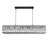 Alissya 6 - Light Crystal Kitchen Island Pendant Light