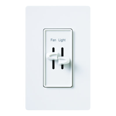 Dual Slide-to-Off Ceiling Fan Remotes & Wall Controls