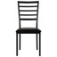 Ensemble de 4 chaises d'appoint en métal