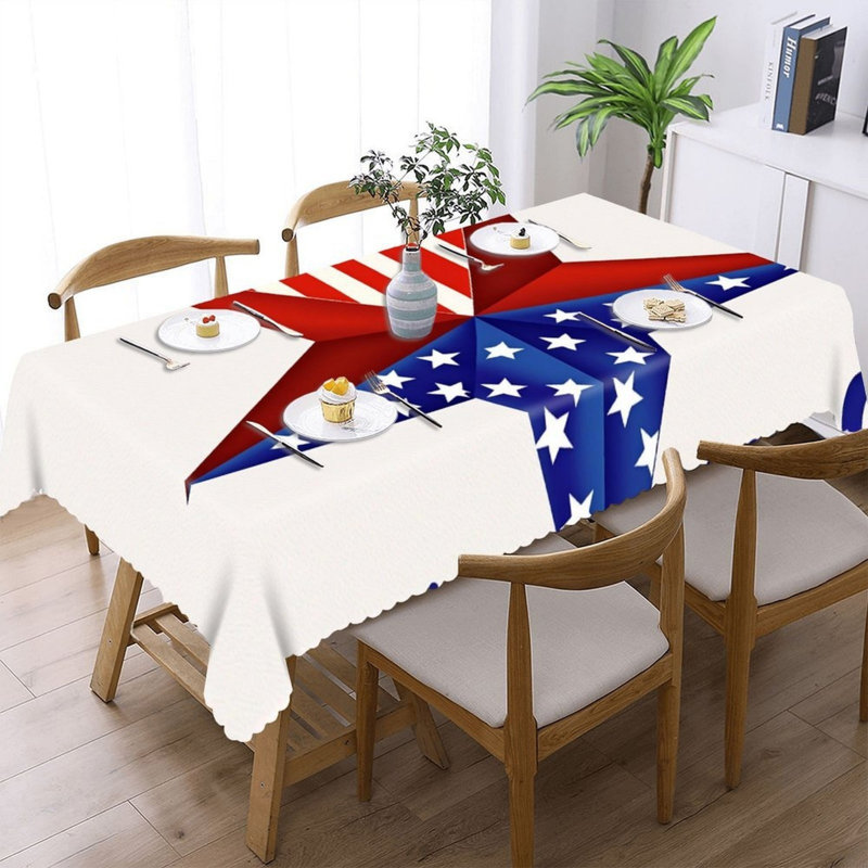 Housse pour table rectangulaire à rebord festonné 60 x 120 po