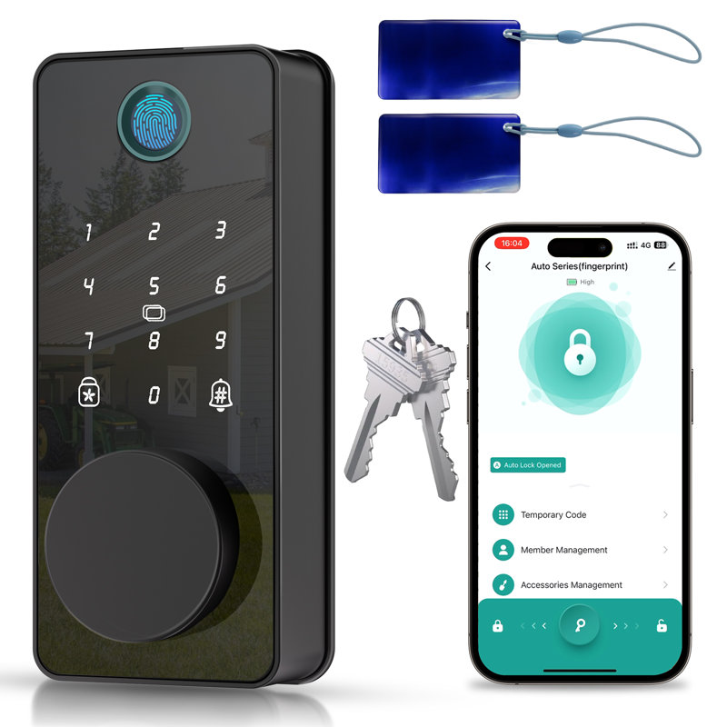 Encode Smart Deadbolt Lock for Front Door Keyless Entry with App