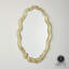 Arete Oval Aluminum Wall Mirror-1369345056