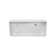 66.9"L x28.4"W x 21.7"H Solid Surface Freestanding Rectangular Tub with Overflow and Drain