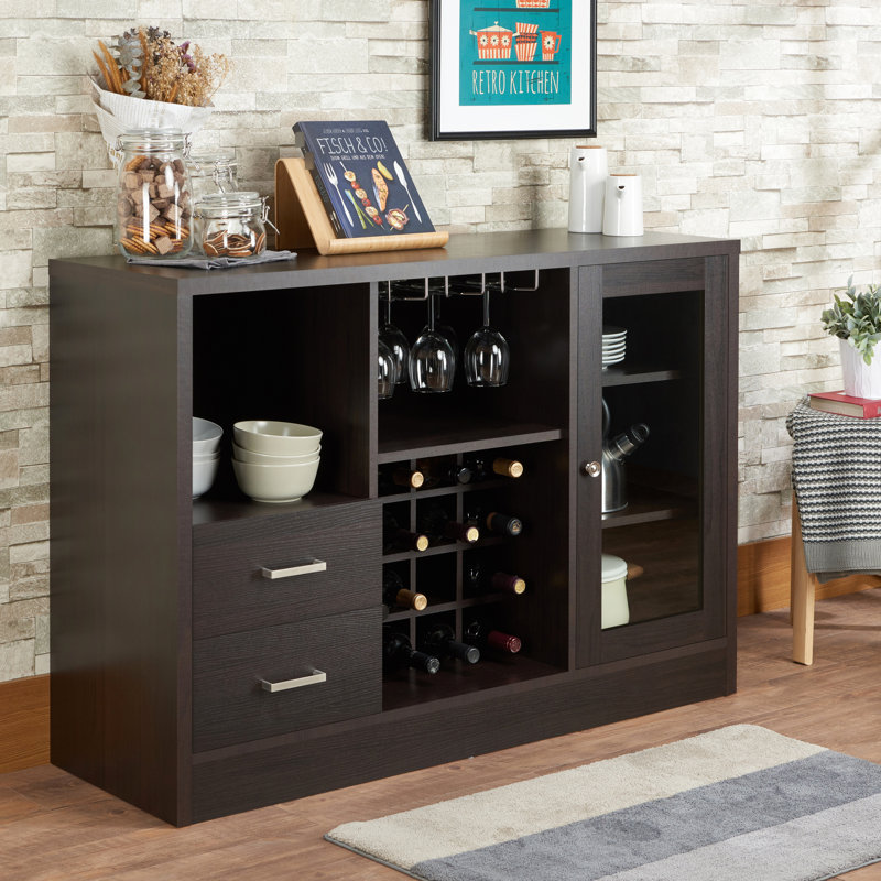 Classeur à vin avec rangement pour bouteilles - Buffet pratique et élégant qui rehausse votre expérience culinaire