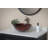 Eden Bath 16.5'' Red Copper Tempered Glass Circular Bathroom Sink