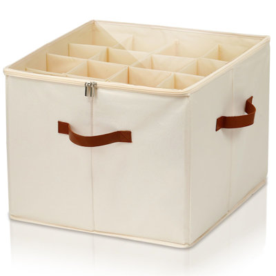 Shoe Storage Box, 16 Compartments Adjustable Shoe Storage Box With Transparent Dust Cover