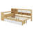 Daybed With Storage Drawers & Bookcase, Corner Bed With Desk & Shelves, Multi-Functional L Shaped Bed With Convertible Headboard-1256424535-1256424528