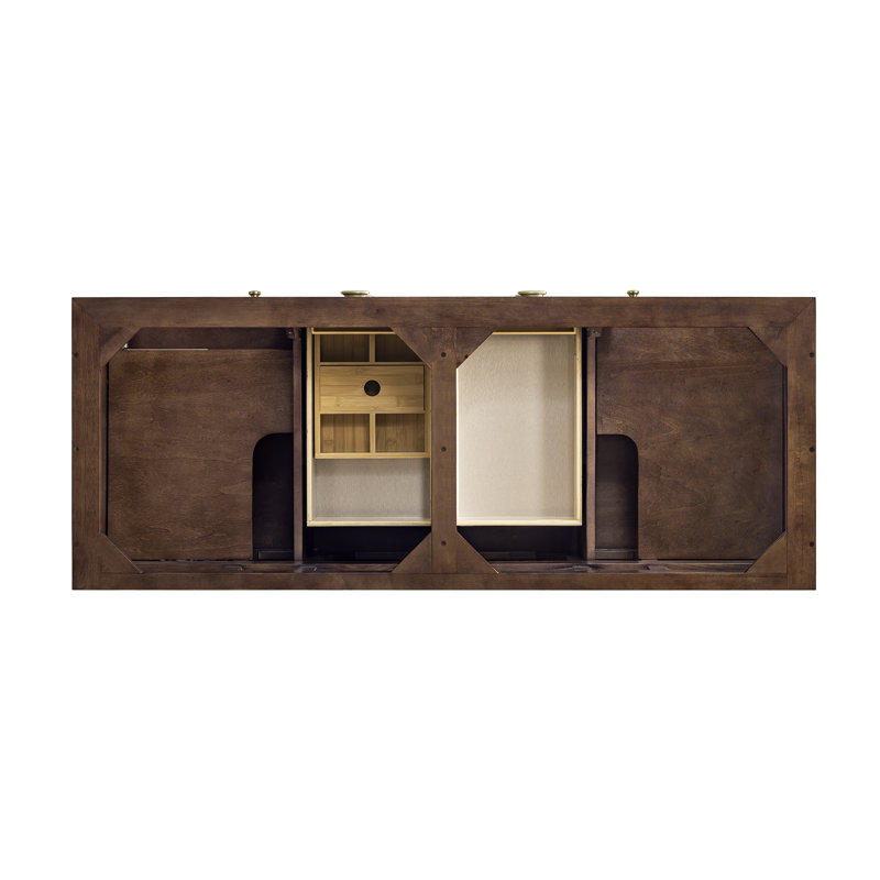 Amberly 60" Double Bathroom Vanity Base Only