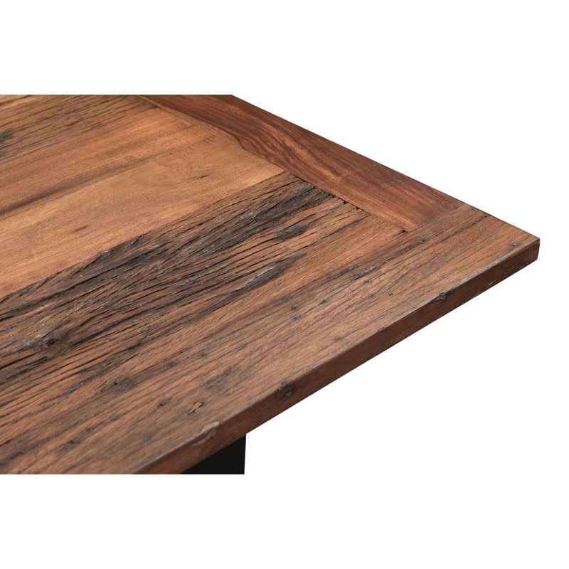 Table de salle à manger en fer 78 po Durias