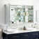 53" Seren Lighted Medicine Cabinet with Tunable LED and Wireless Speaker