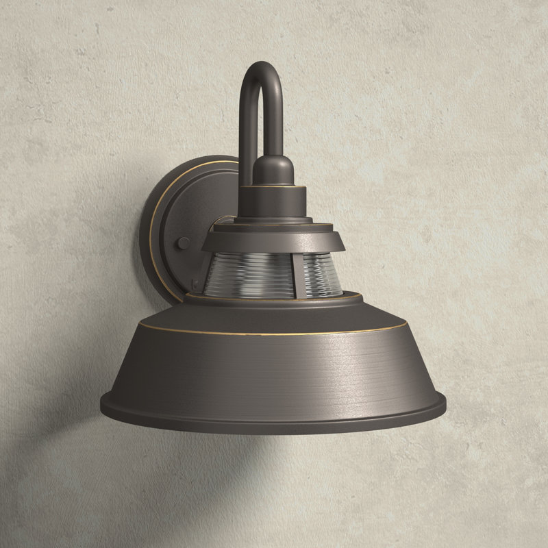 Calum Aluminum Wall Light, Oil Rubbed Bronze, 11.5" H x 14" W x 24" D