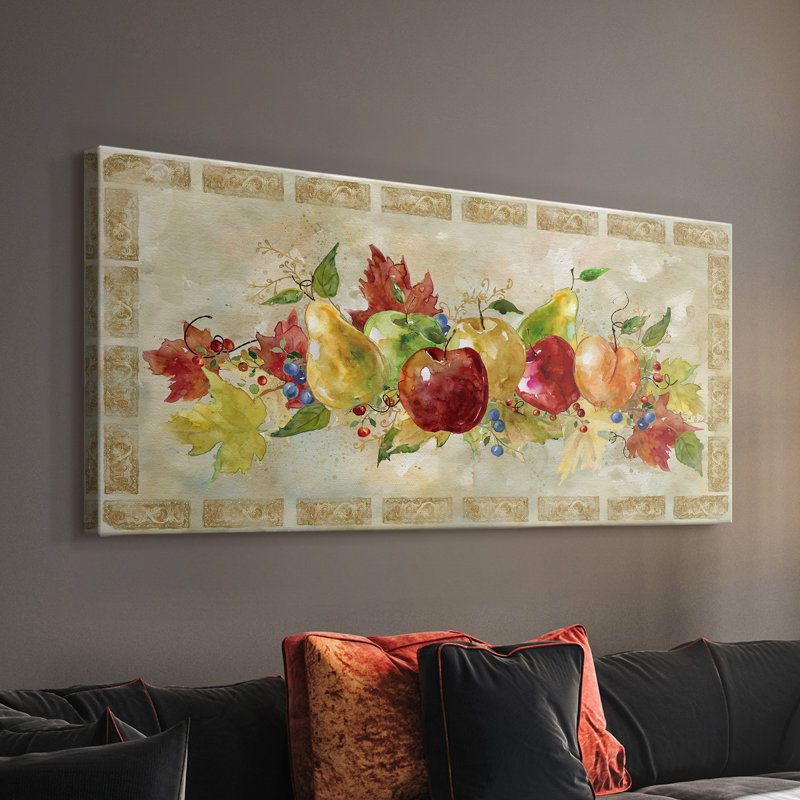 Fruit vénitien - Toile tendue avec châssis - Prêt à accrocher, H 16 po x l 32 po