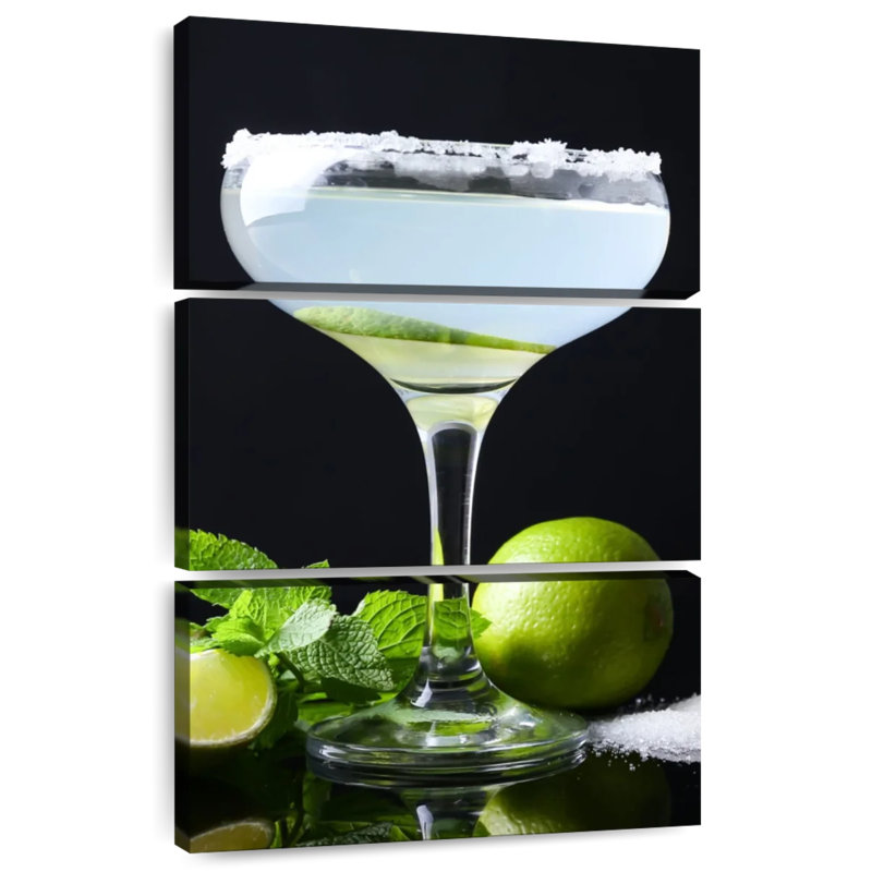 Yarlin Lime Margarita Cocktail, H 32 po x l 20 po