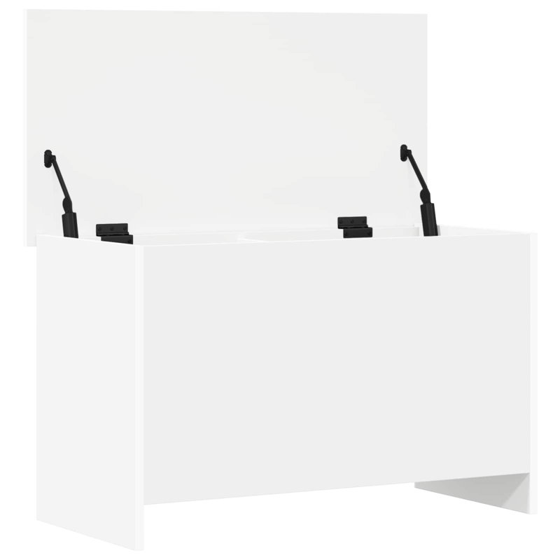 Rectangle Accent Chest, 50cm H x 80cm W x 40cm D, White