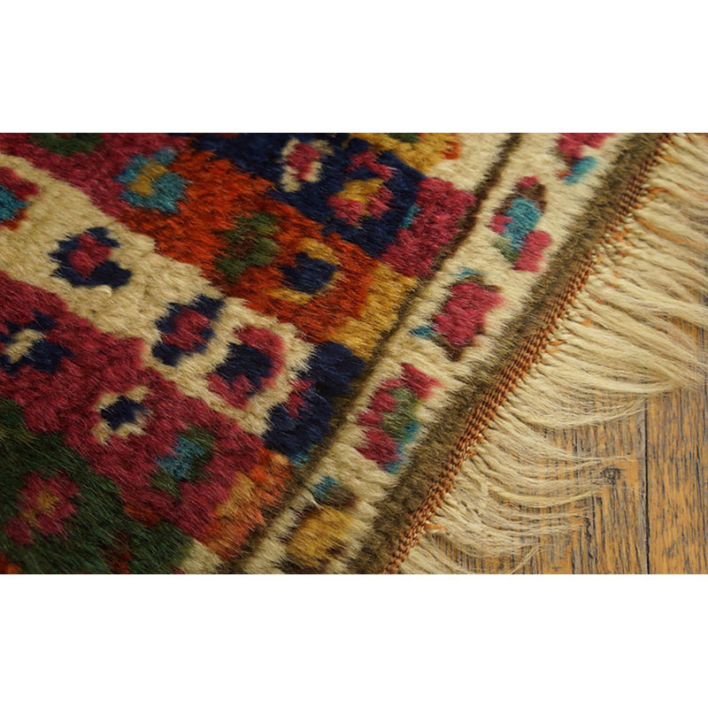 Tapis antique en laine multicolore Yastik