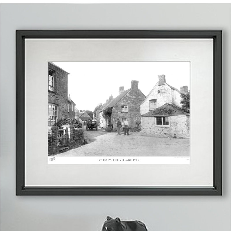 St Issey, The Village 1906 by Francis Frith - Single Picture Frame Print, 28cm H x 36cm W x 2.3cm D
